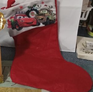 CARS  CHRISTMAS STOCKING